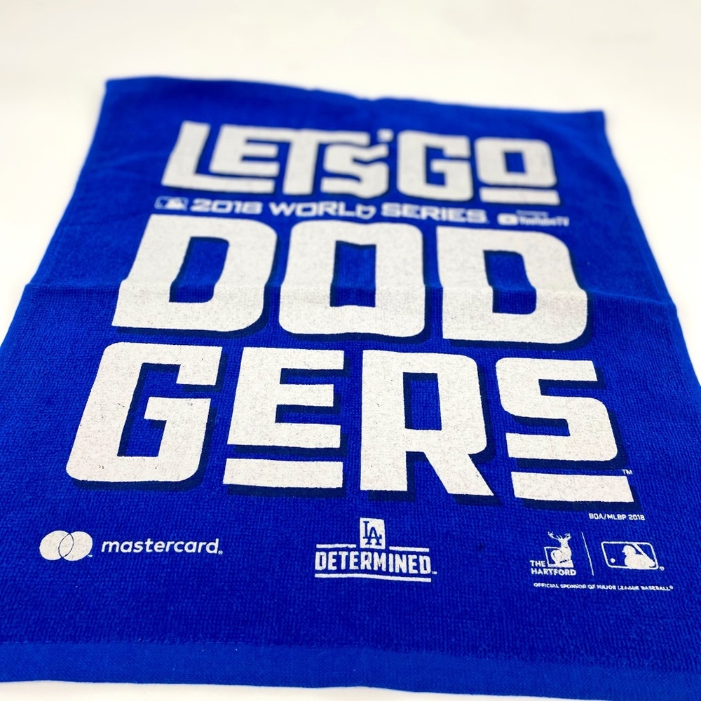 Brand New 2018 Dodgers World Series Rally Hand Towel Limited Edition LA Baseball